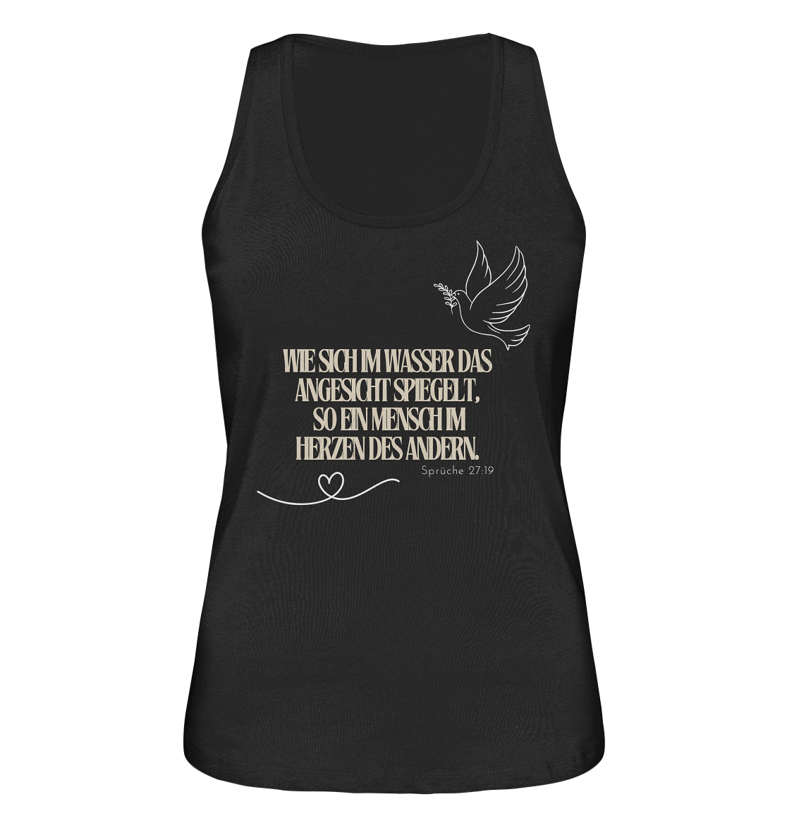 Im Herzen des anderen spiegeln - Ladies Organic Tank-Top