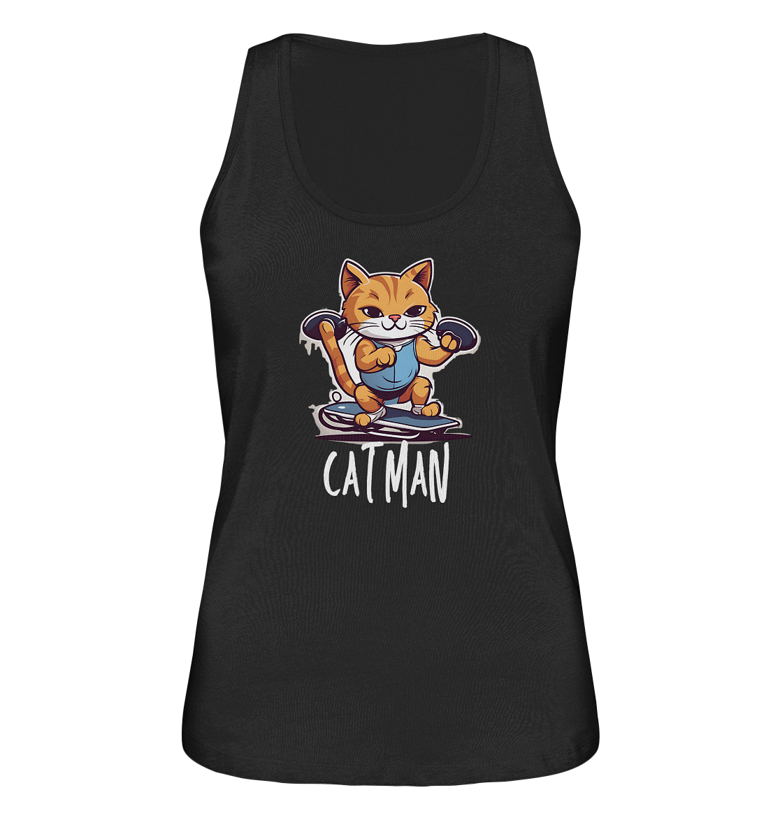 Skater Cat - Ladies Organic Tank-Top
