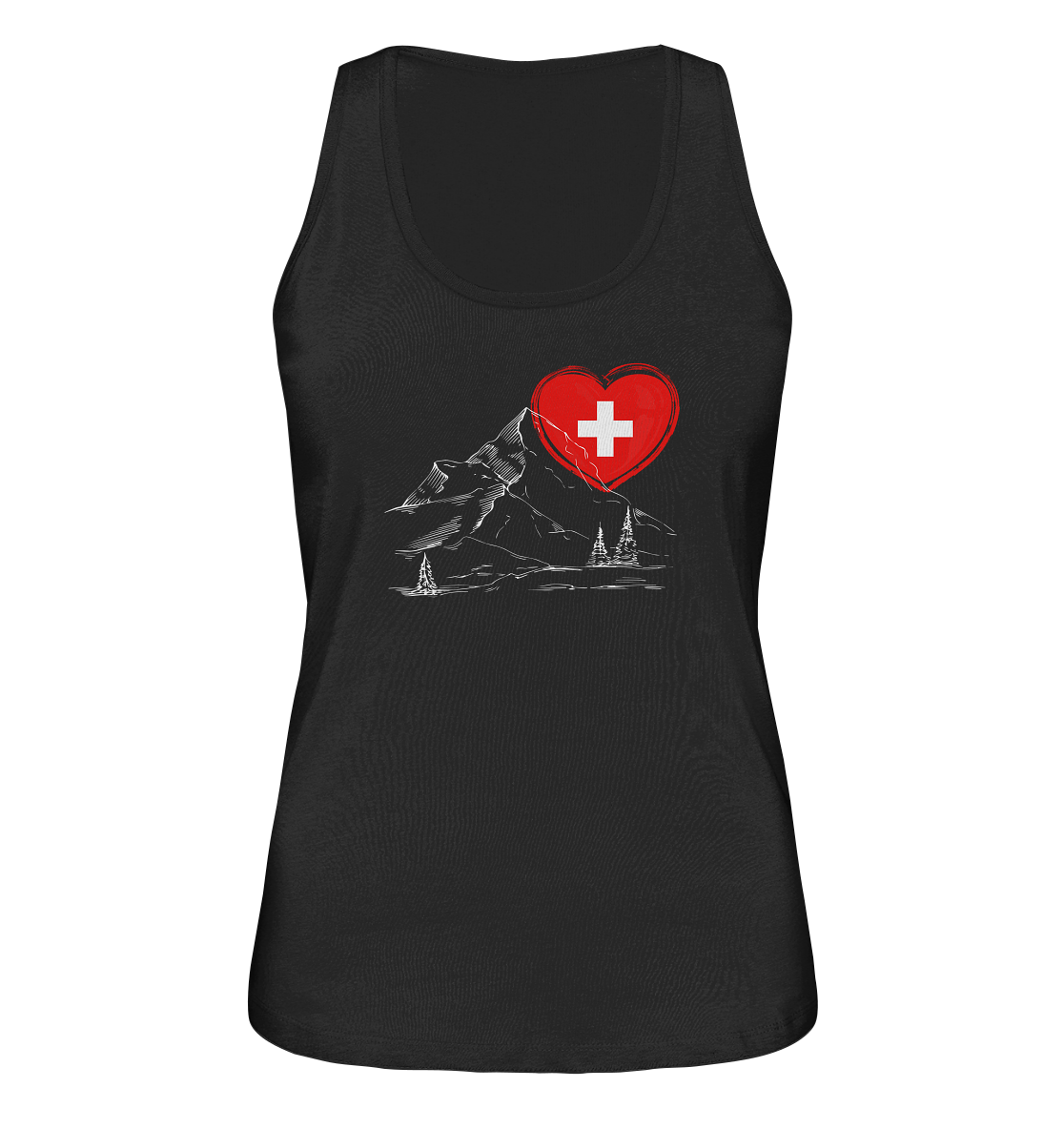Schweizer Herz - Ladies Organic Tank-Top
