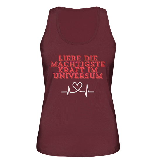 Liebe als Kraft - Ladies Organic Tank-Top