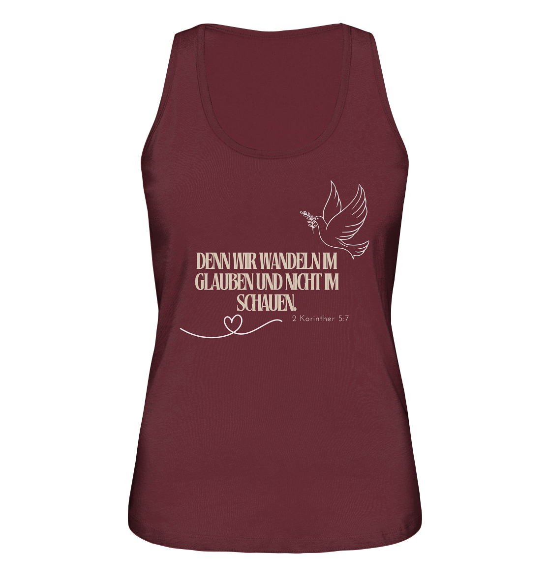 Glauben - Ladies Organic Tank-Top