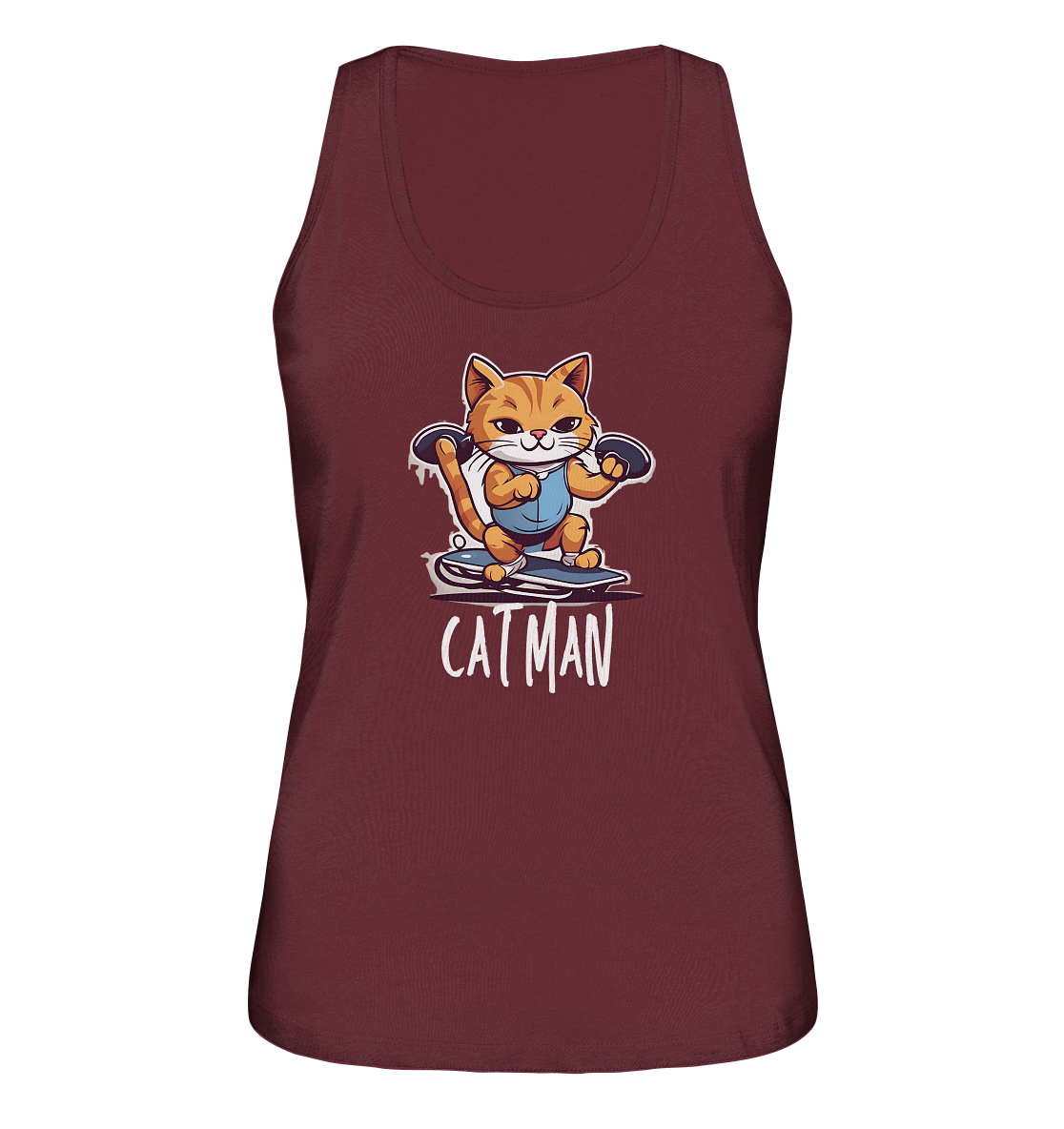 Skater Cat - Ladies Organic Tank-Top