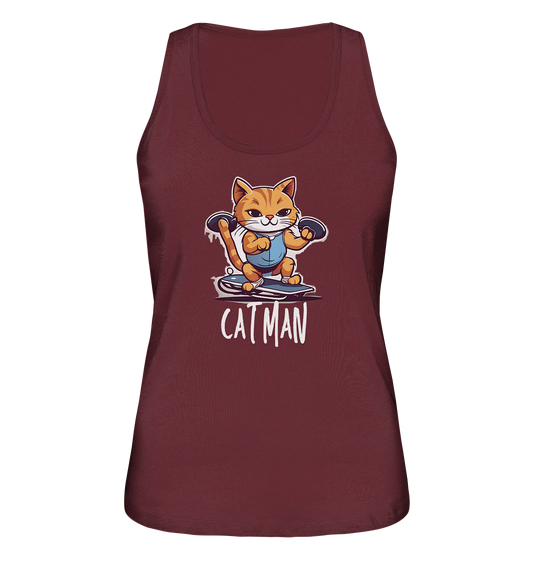 Skater Cat - Ladies Organic Tank-Top