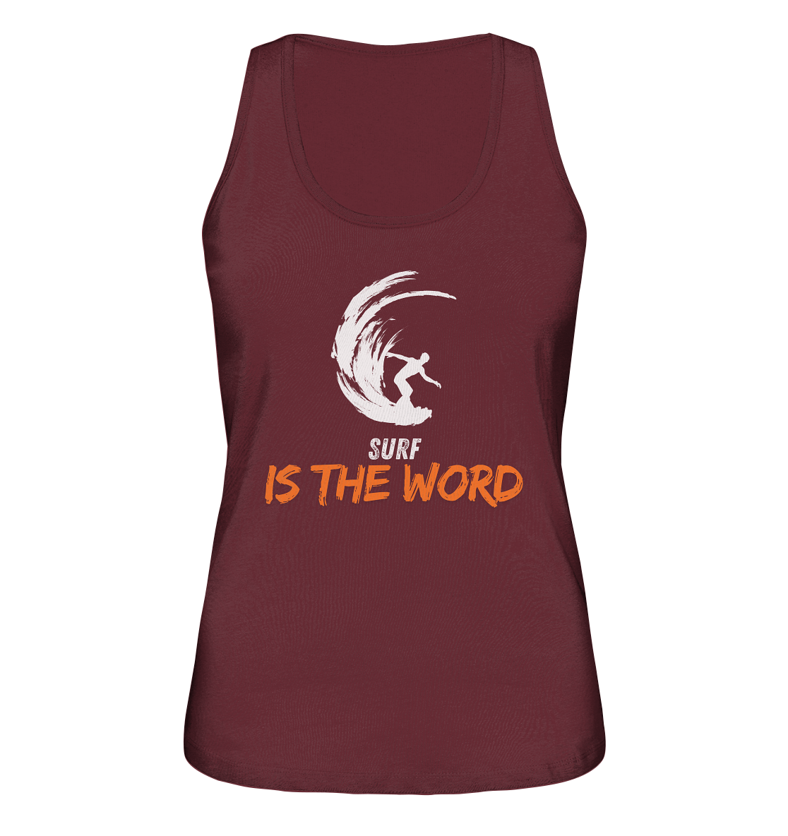 Surf is the Word - Ladies Organic Tank-Top
