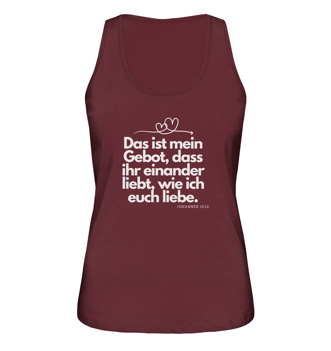 Liebe deinen Nächsten - Ladies Organic Tank-Top