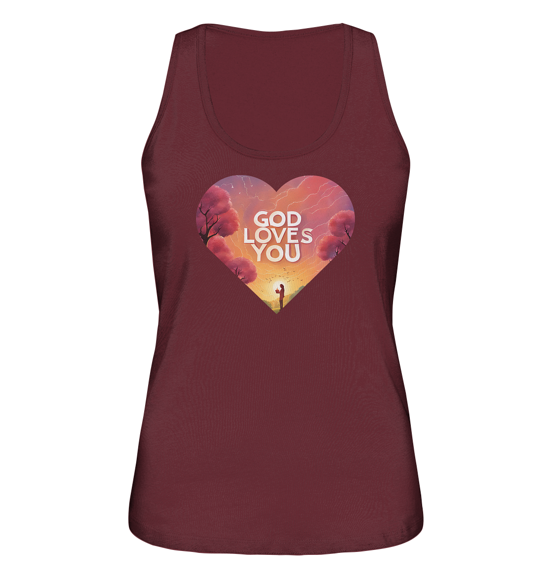 Gott liebt dich - Ladies Organic Tank-Top
