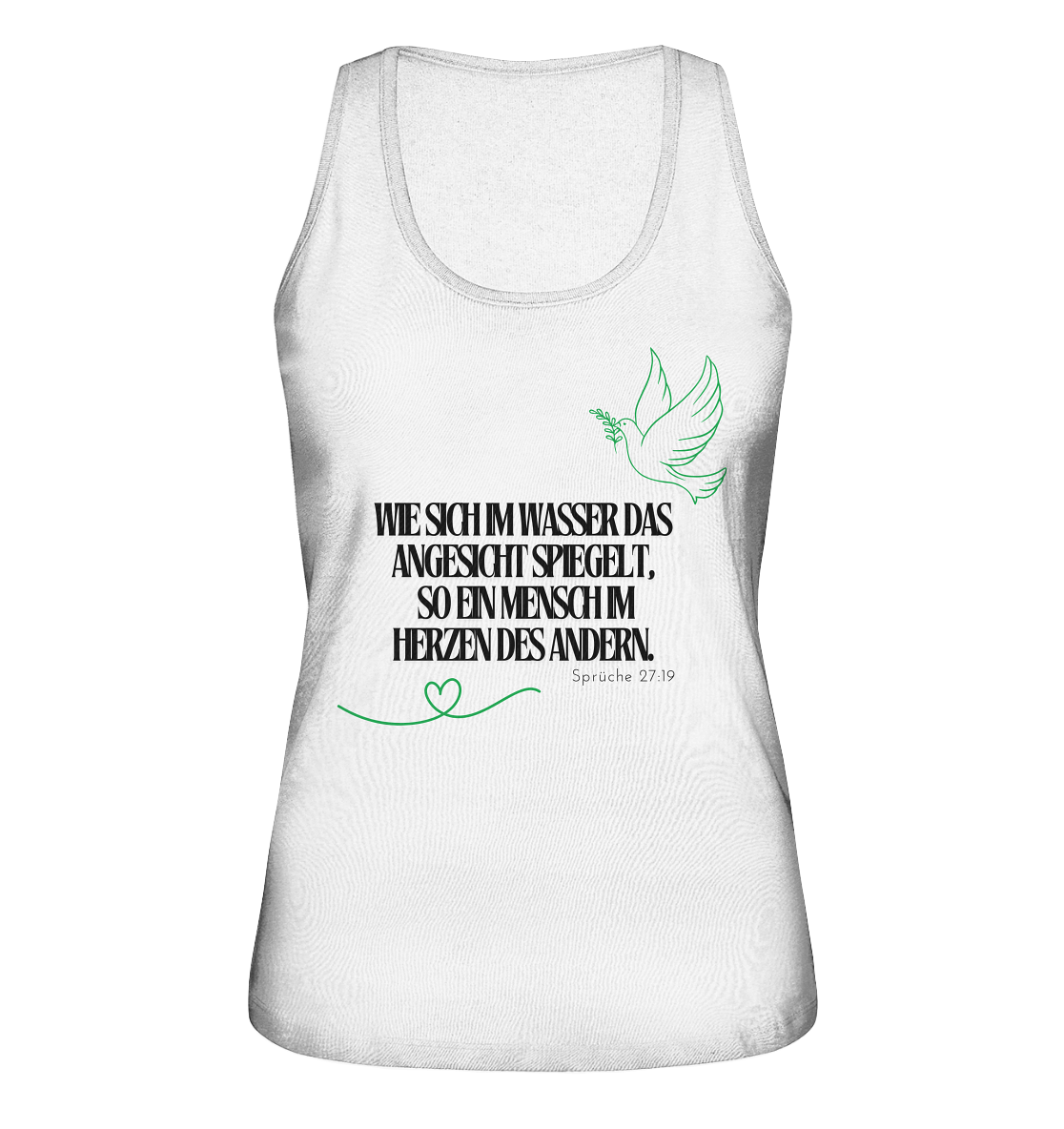 Im Herzen des Menschen - Ladies Organic Tank-Top