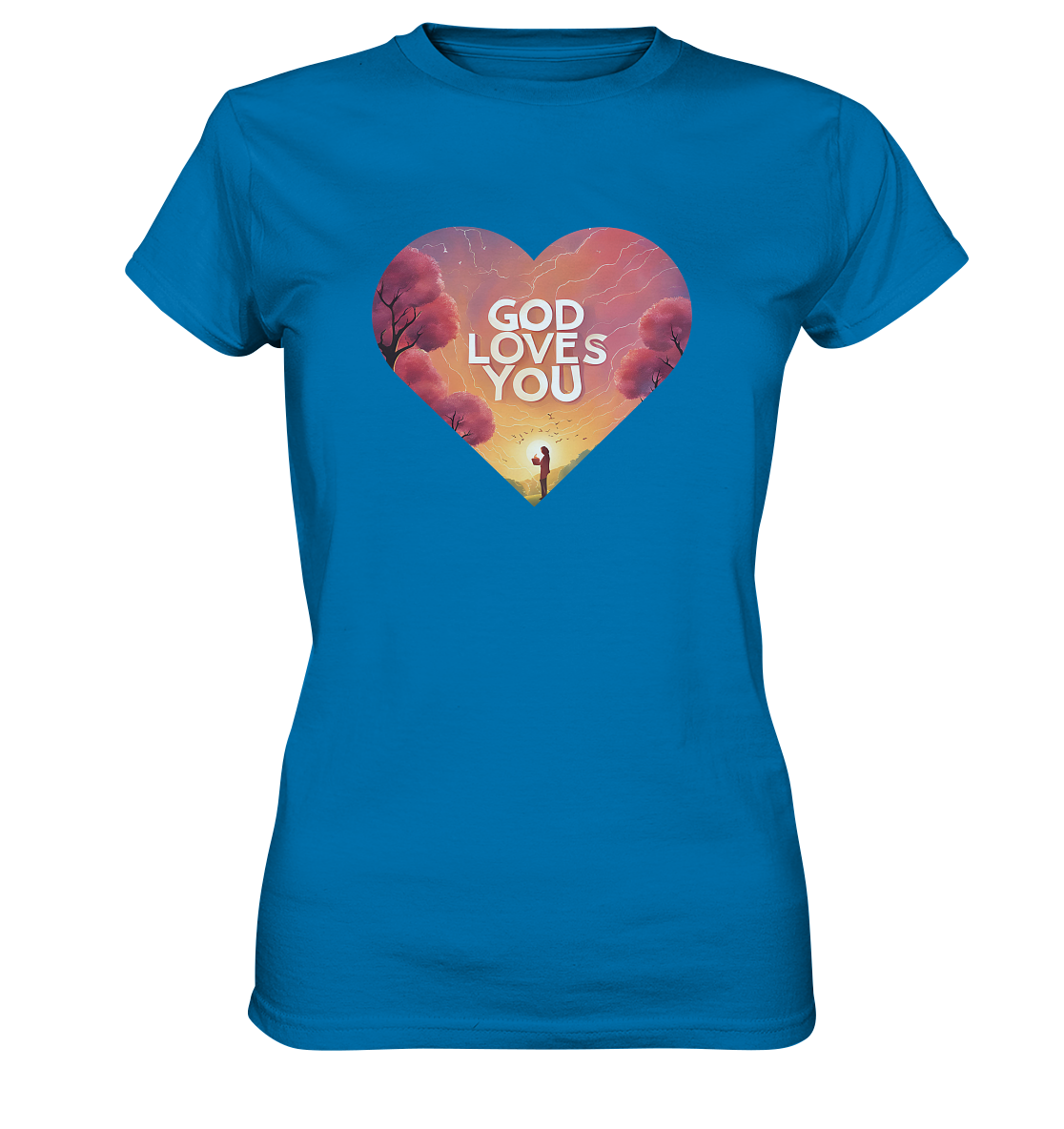 Gott liebt dich - Ladies Premium Shirt