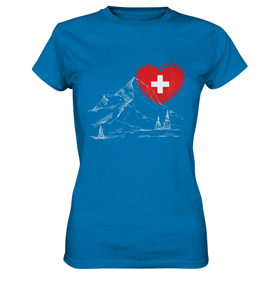 Schweizer Herz - Ladies Premium Shirt