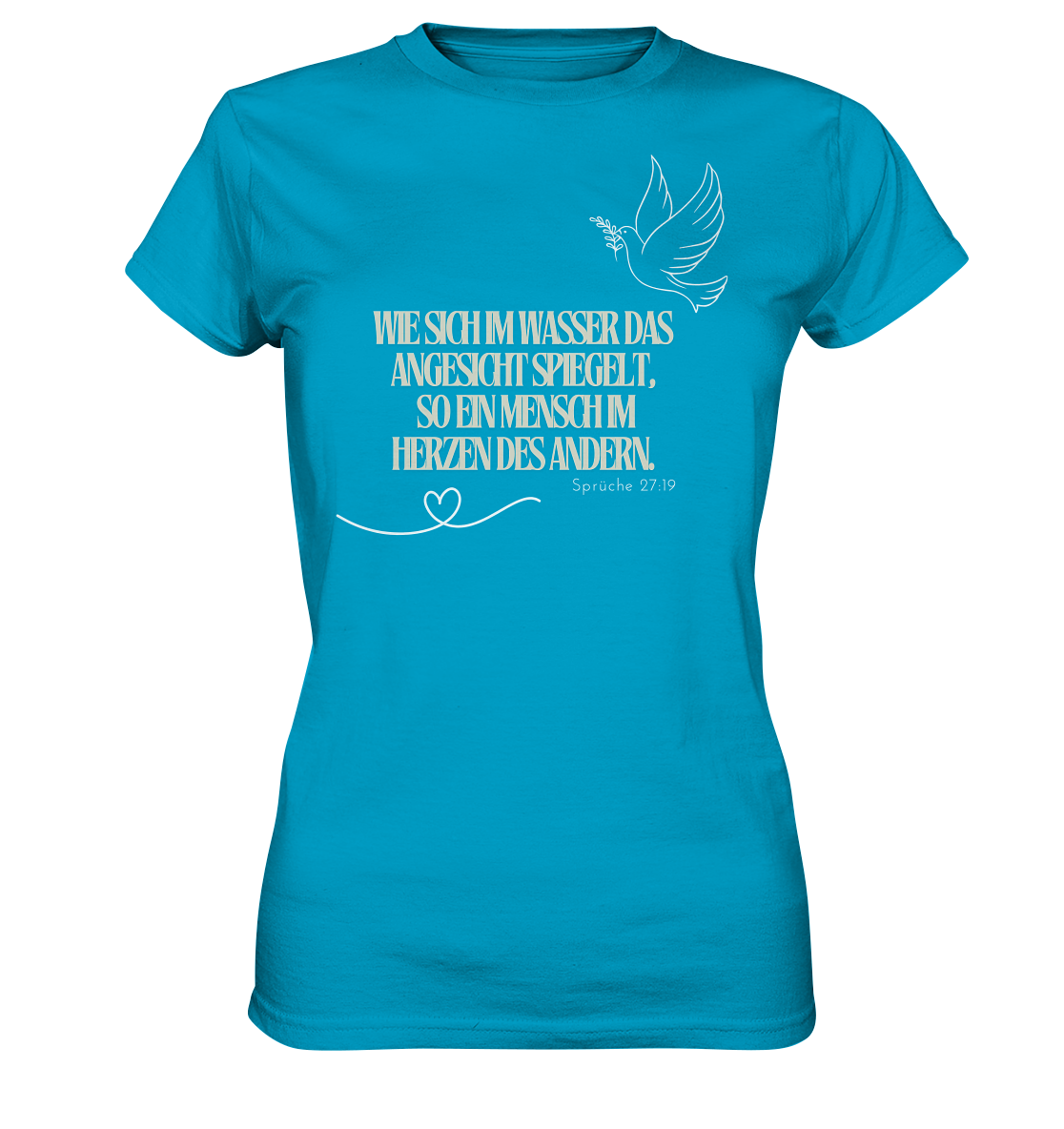 Im Herzen des anderen spiegeln - Ladies Premium Shirt