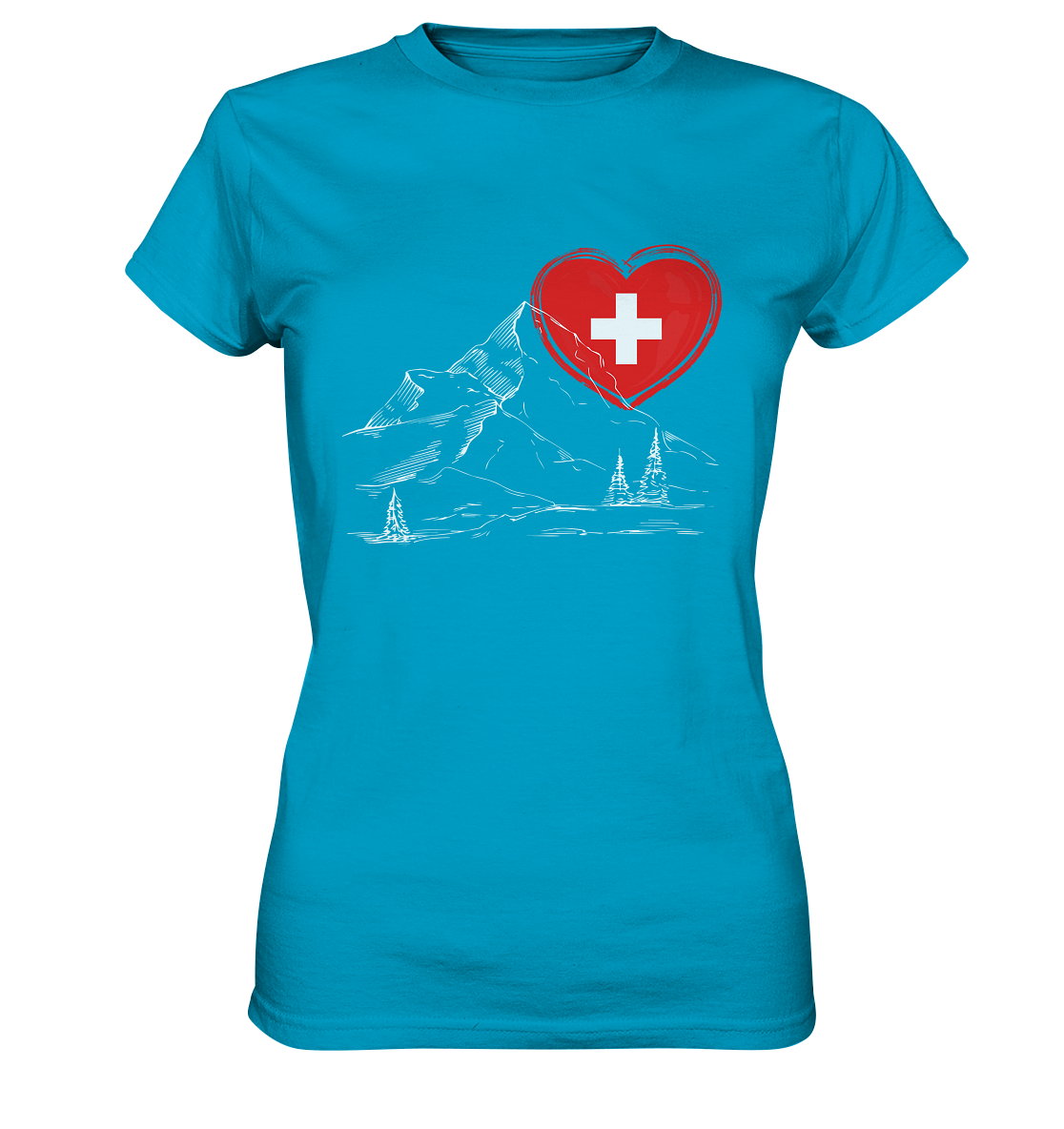 Schweizer Herz - Ladies Premium Shirt