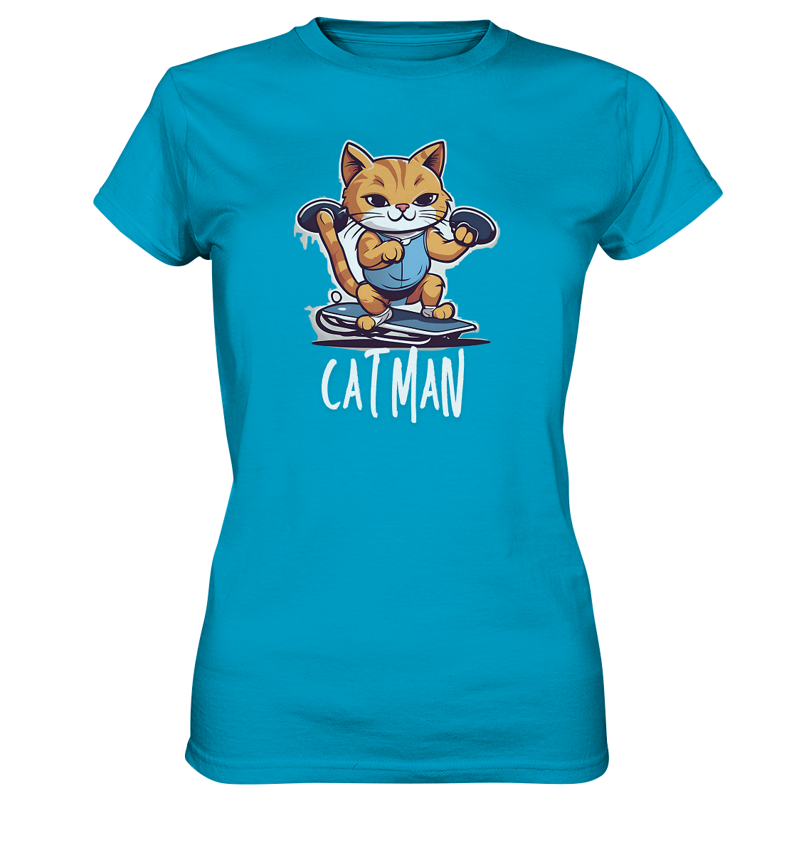 Skater Cat - Ladies Premium Shirt
