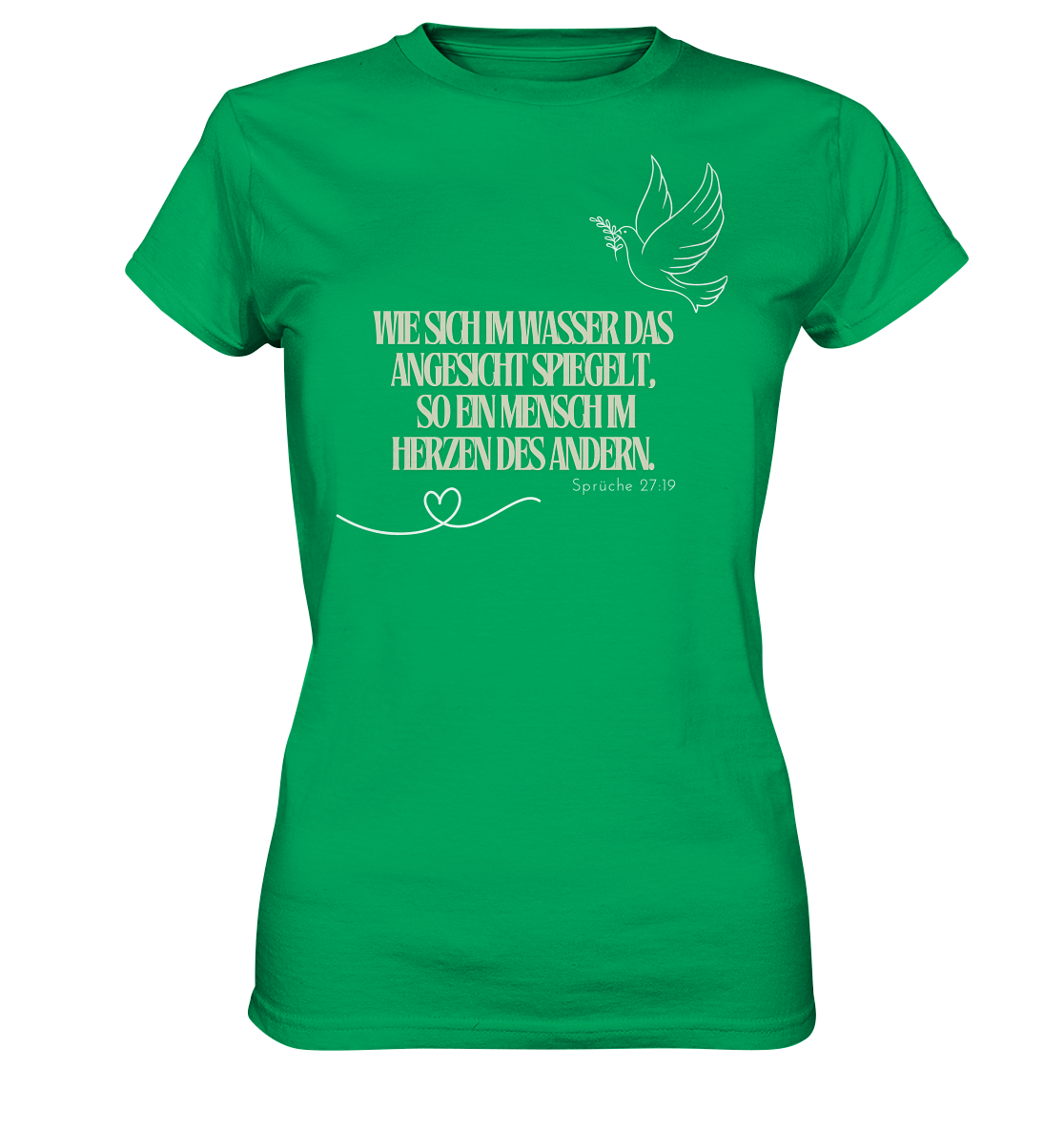 Im Herzen des anderen spiegeln - Ladies Premium Shirt