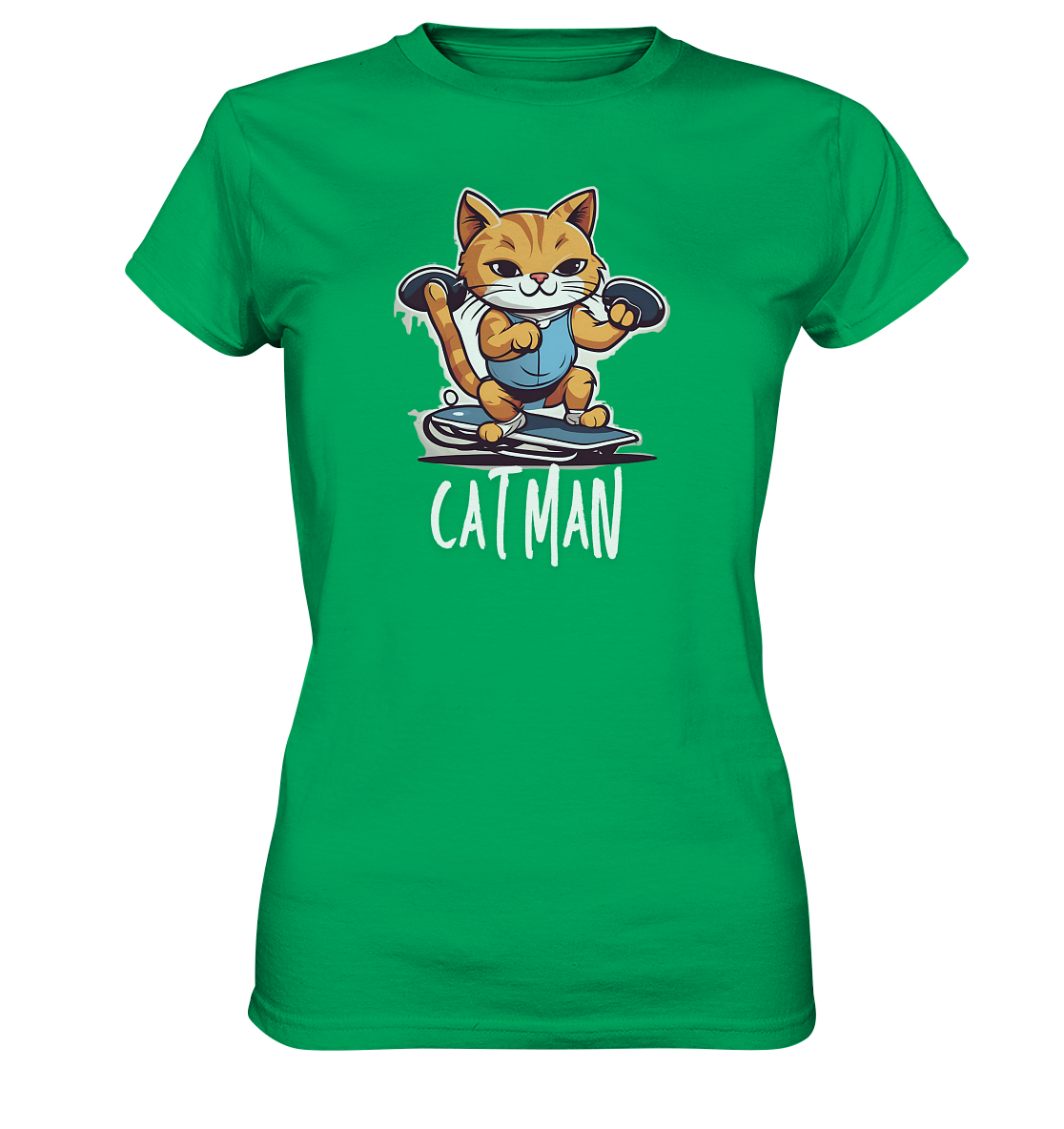 Skater Cat - Ladies Premium Shirt