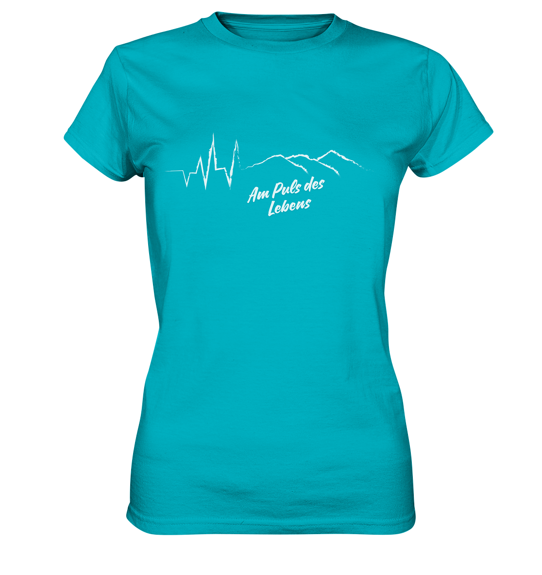 Am Puls des Lebens Berge - Ladies Premium Shirt