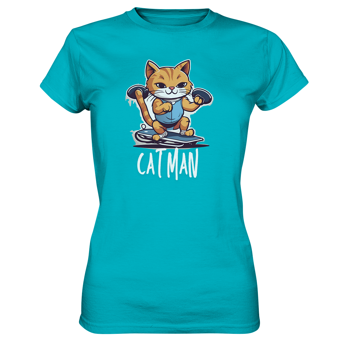 Skater Cat - Ladies Premium Shirt