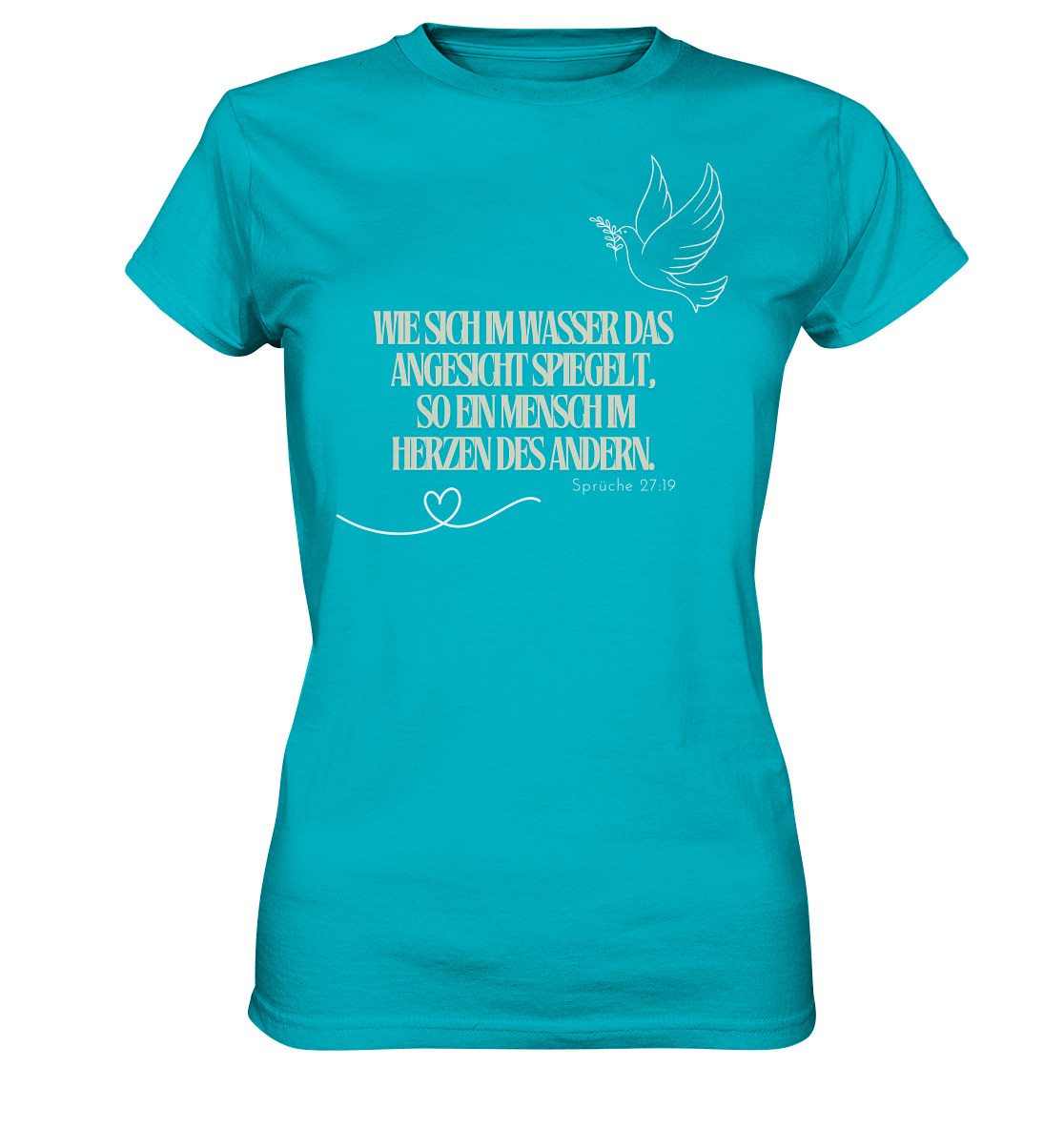 Im Herzen des anderen spiegeln - Ladies Premium Shirt