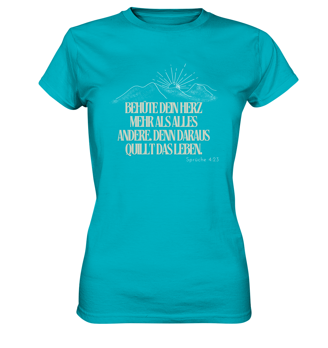 Behüte dein Herz - Ladies Premium Shirt