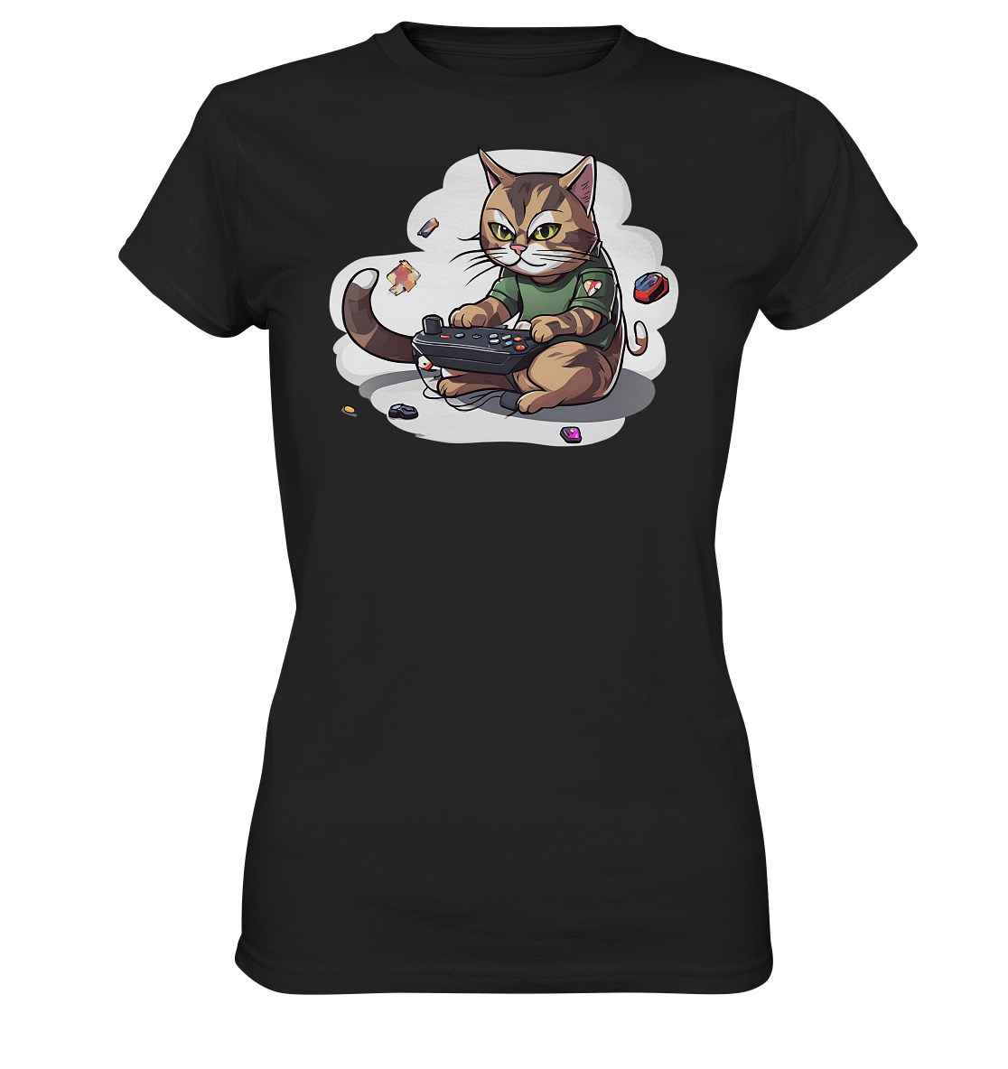 Gaming Cat - Ladies Premium Shirt