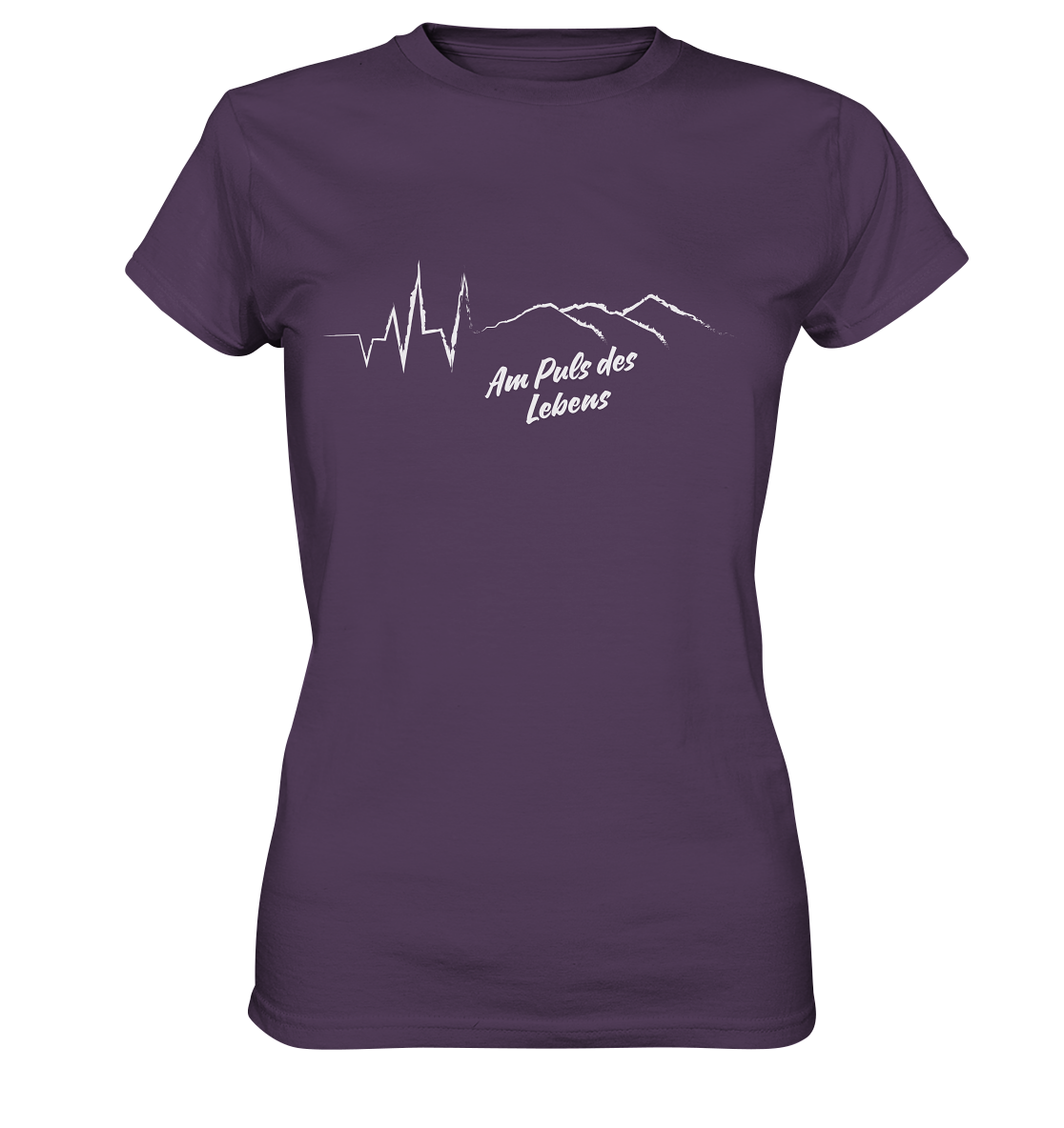 Am Puls des Lebens Berge - Ladies Premium Shirt