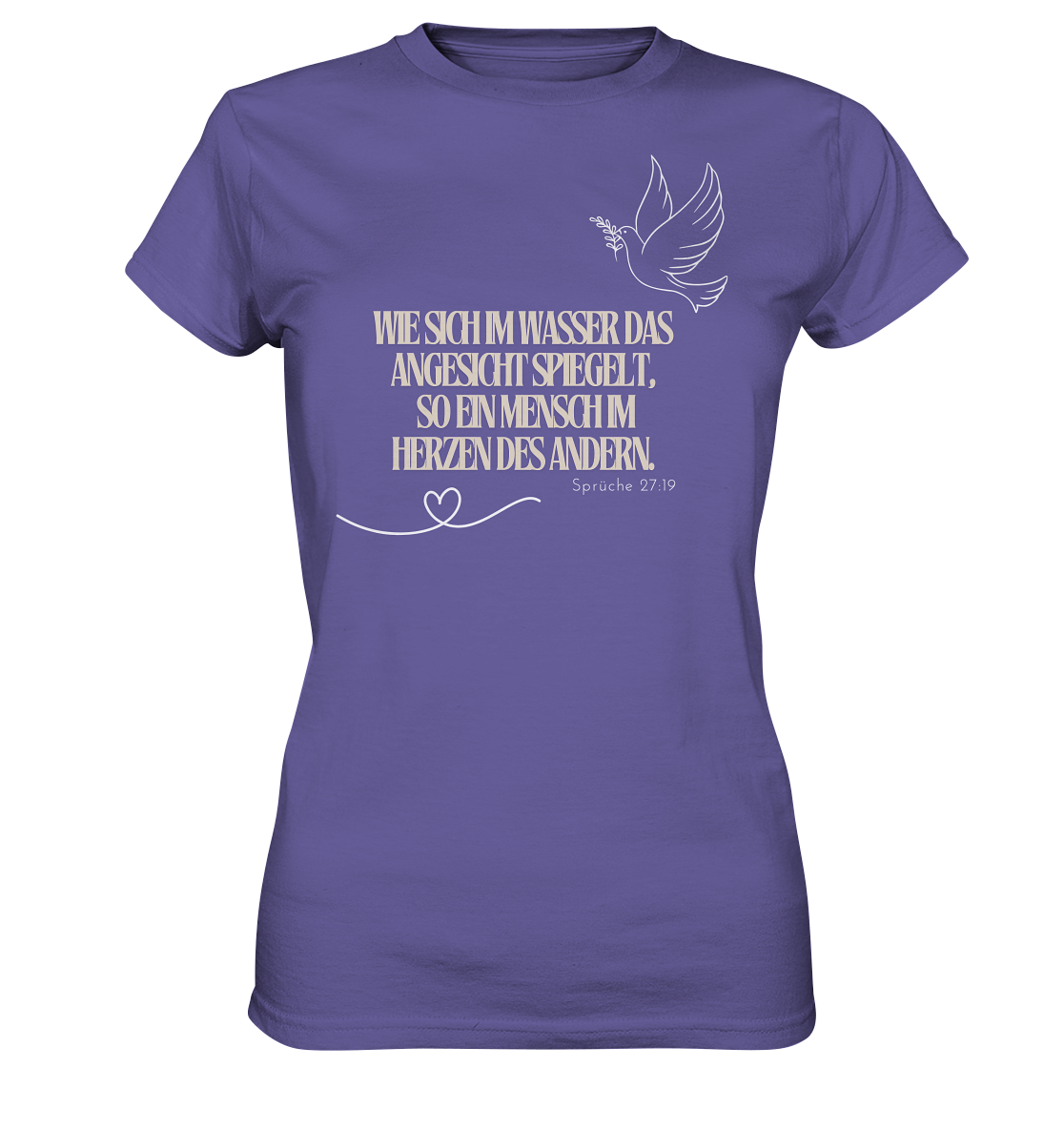 Im Herzen des anderen spiegeln - Ladies Premium Shirt