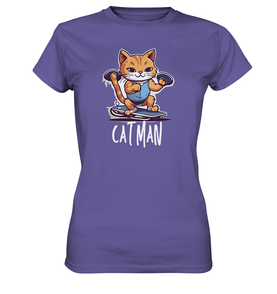 Skater Cat - Ladies Premium Shirt
