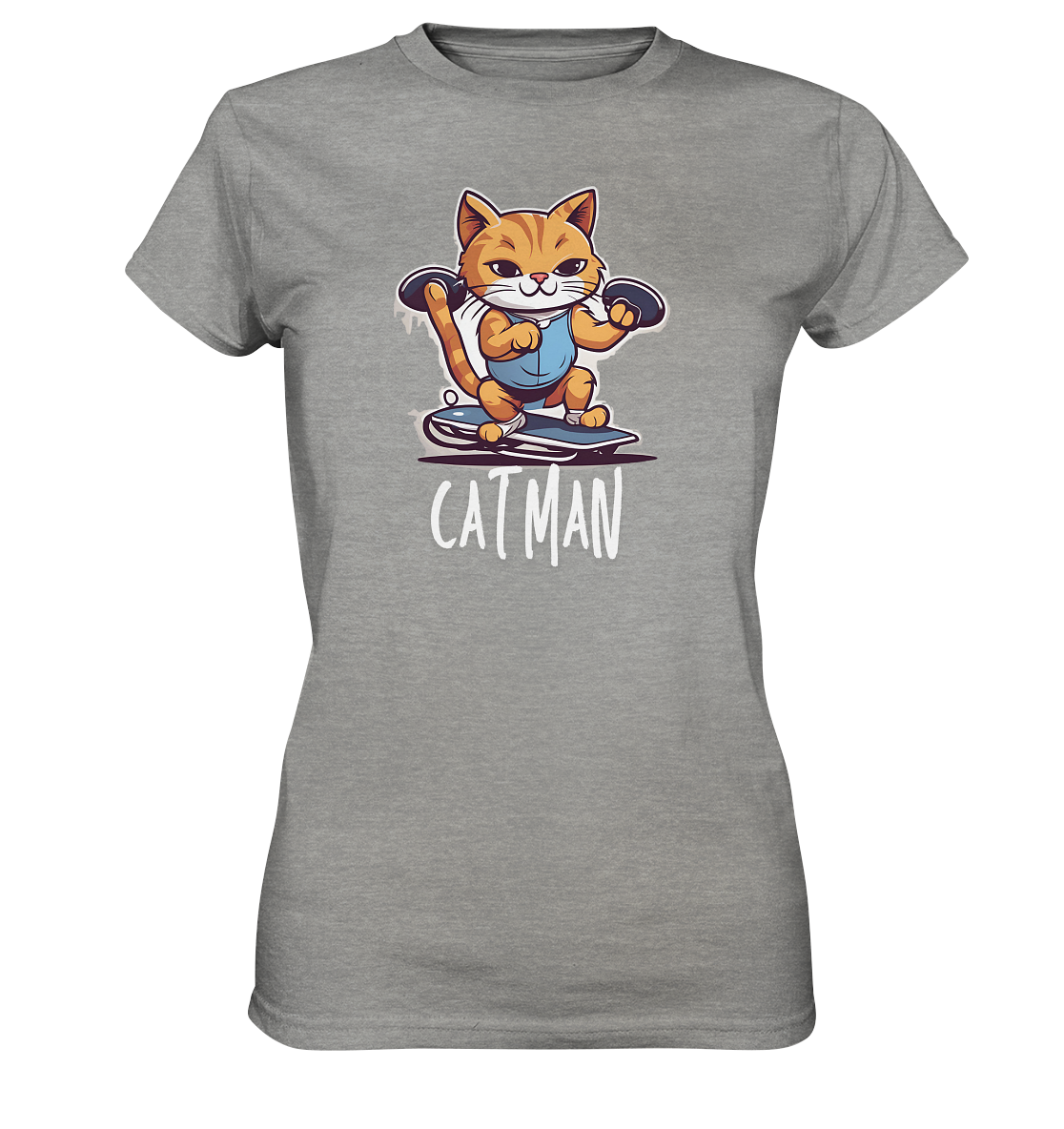 Skater Cat - Ladies Premium Shirt
