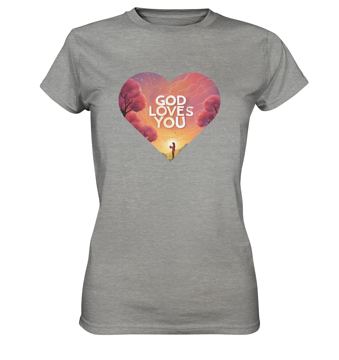 Gott liebt dich - Ladies Premium Shirt