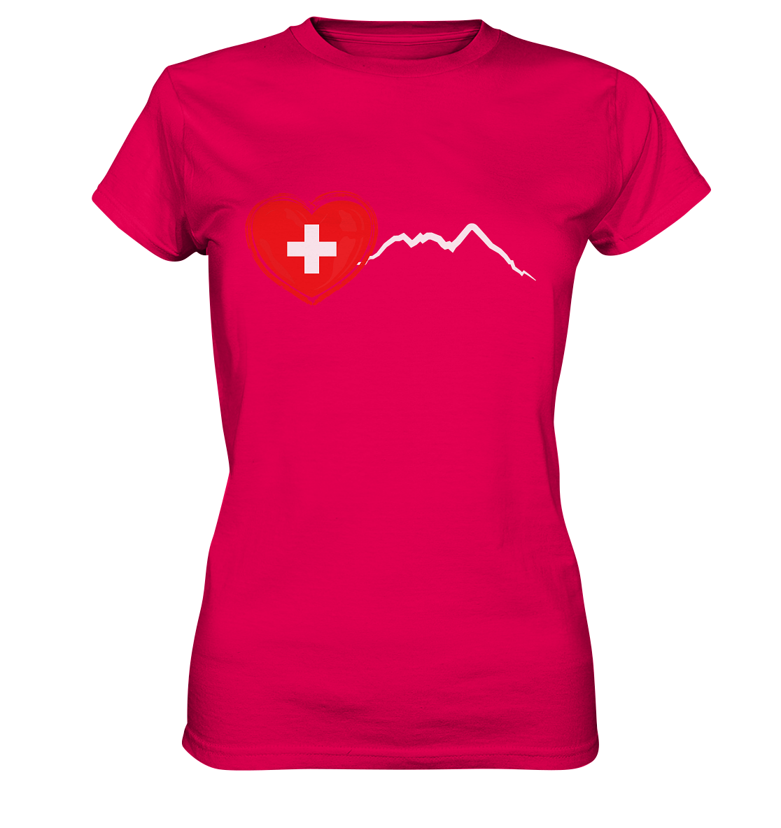 I Love Switzerland - Ladies Premium Shirt