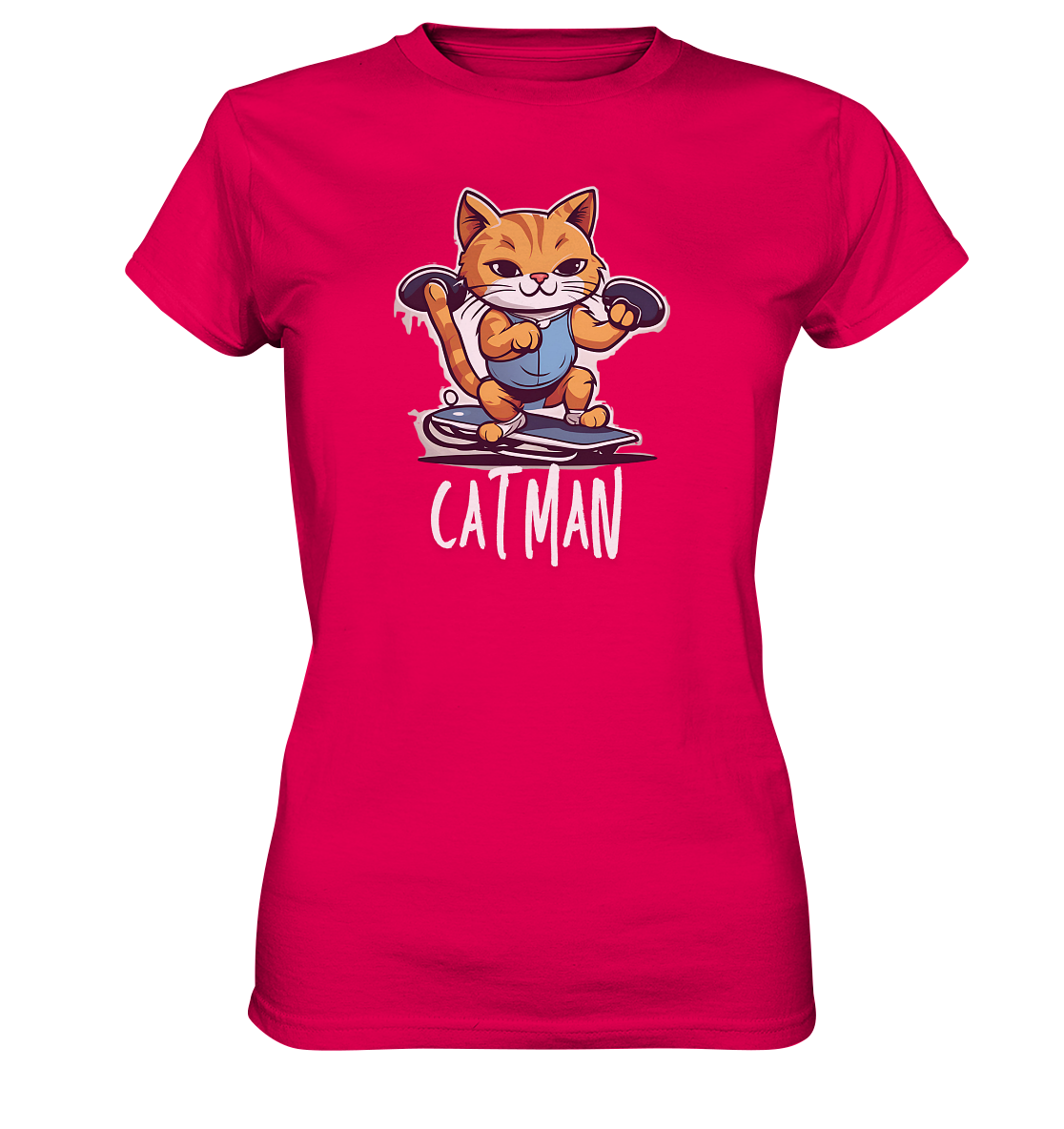 Skater Cat - Ladies Premium Shirt