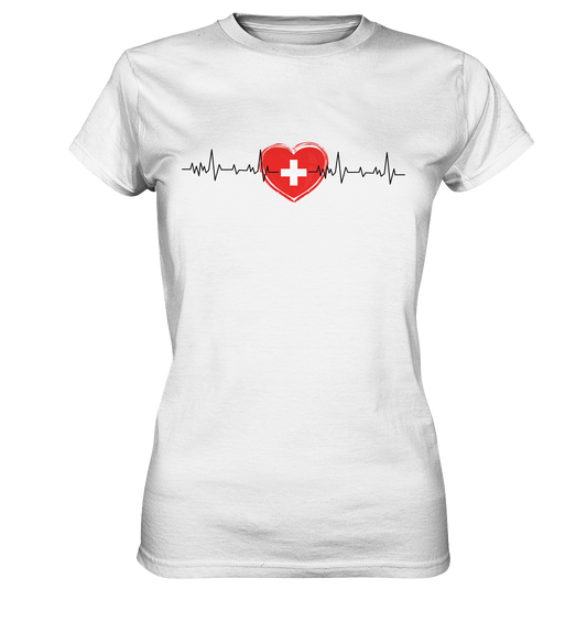 Herzschlag Schweiz - Ladies Premium Shirt