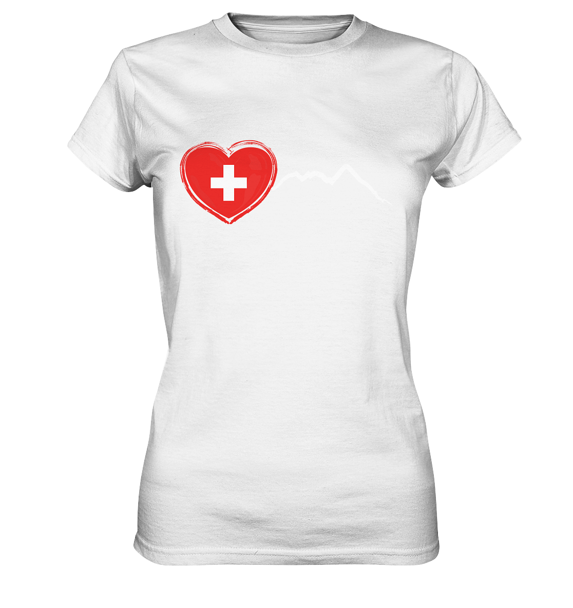 I Love Switzerland - Ladies Premium Shirt