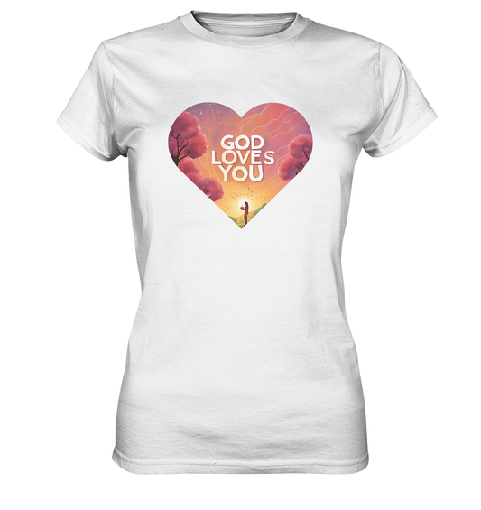 Gott liebt dich - Ladies Premium Shirt