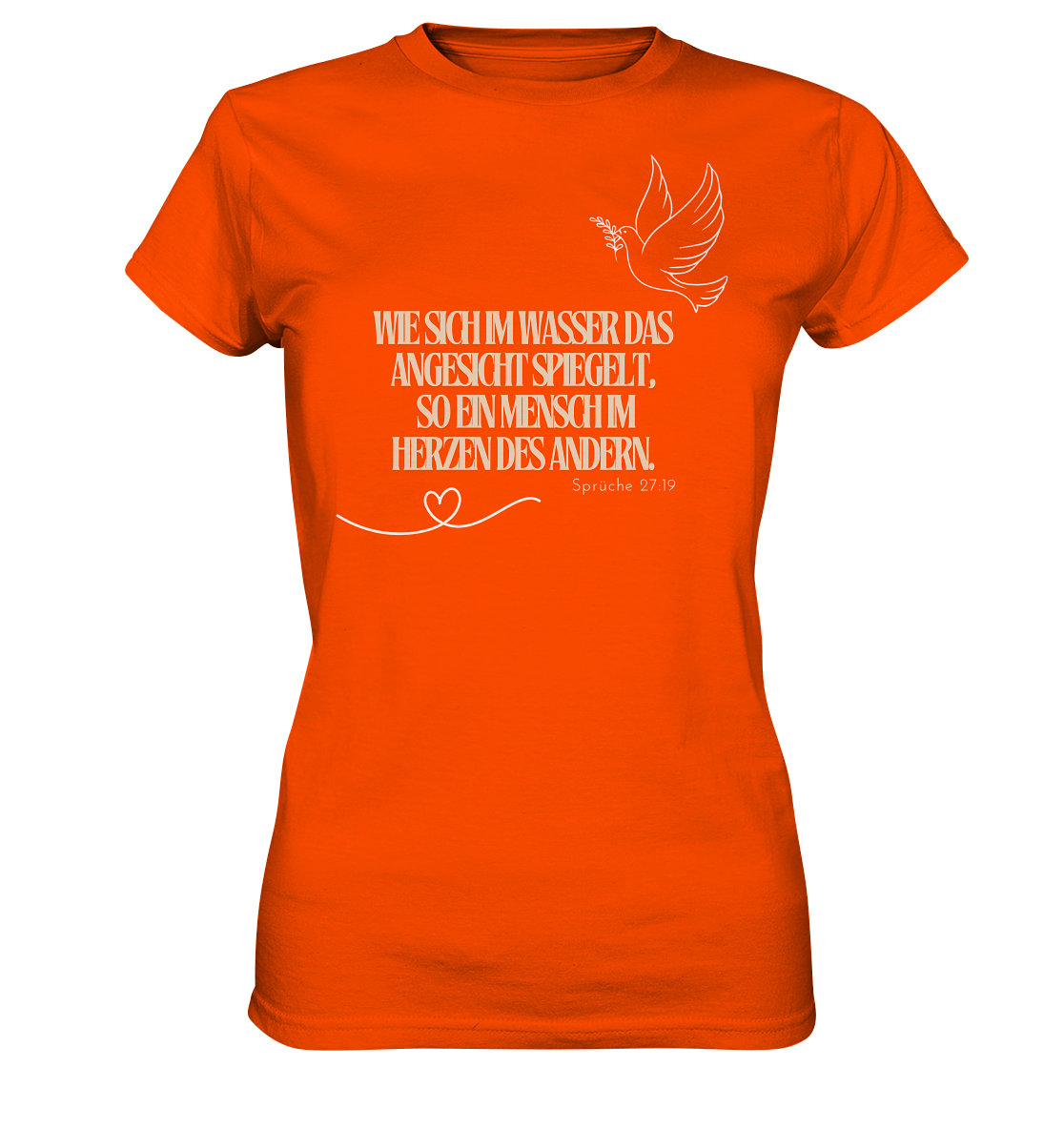 Im Herzen des anderen spiegeln - Ladies Premium Shirt
