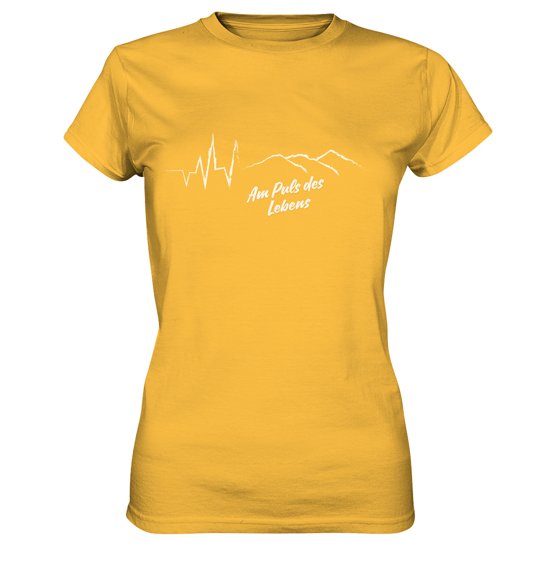 Am Puls des Lebens Berge - Ladies Premium Shirt