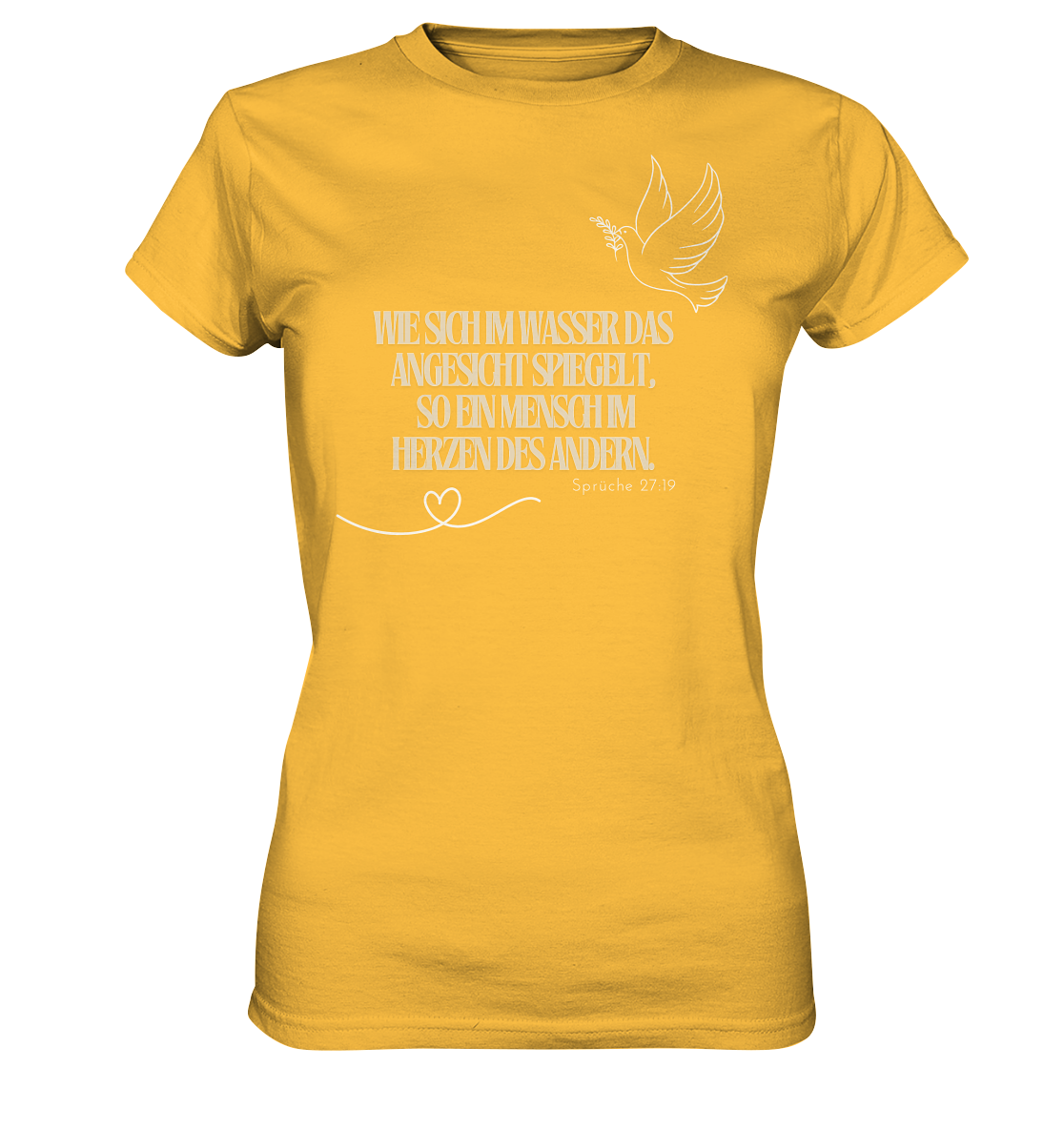 Im Herzen des anderen spiegeln - Ladies Premium Shirt