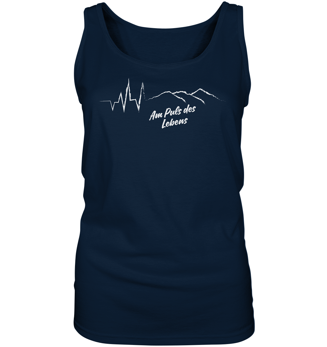 Am Puls des Lebens Berge - Ladies Tank-Top