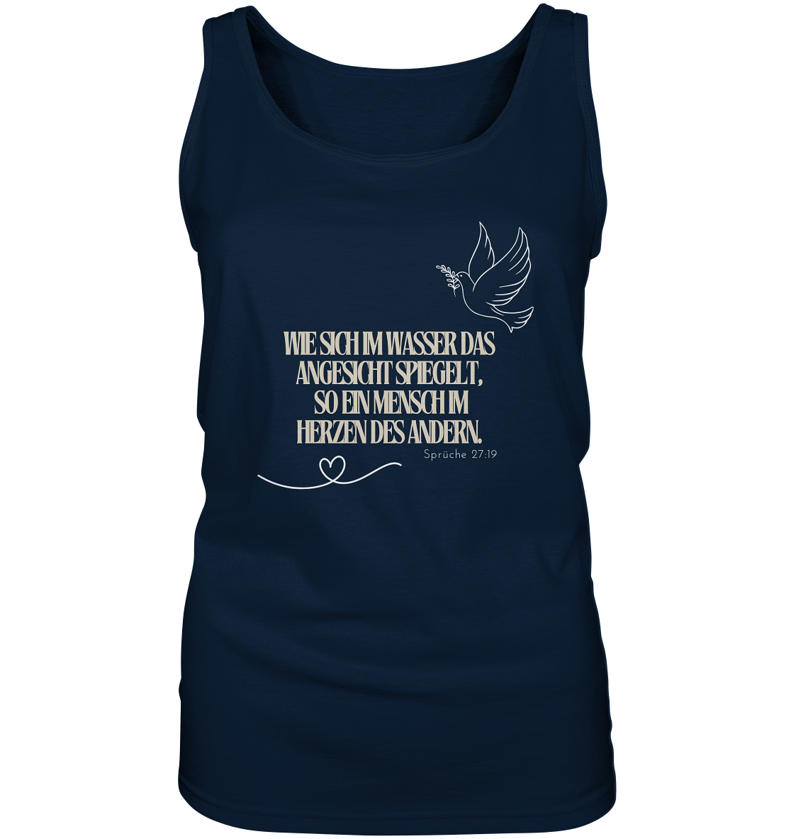 Im Herzen des anderen spiegeln - Ladies Tank-Top