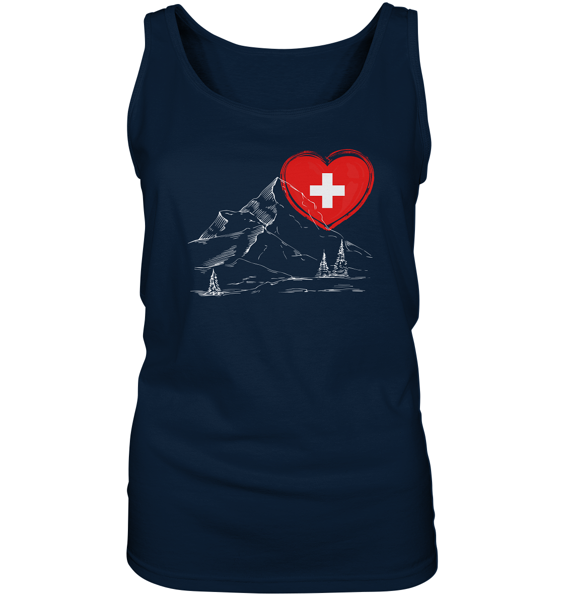 Schweizer Herz - Ladies Tank-Top
