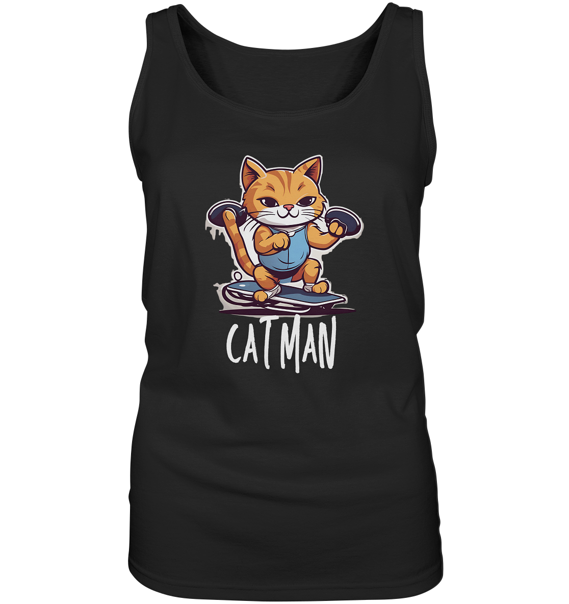 Skater Cat - Ladies Tank-Top