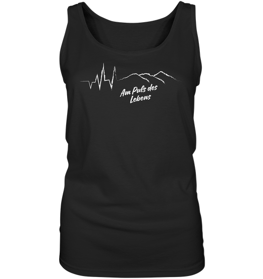 Am Puls des Lebens Berge - Ladies Tank-Top