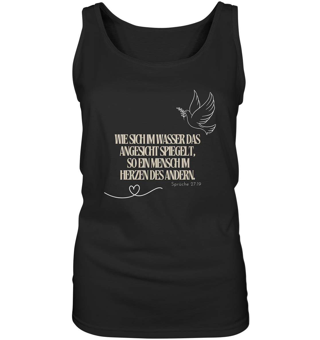 Im Herzen des anderen spiegeln - Ladies Tank-Top
