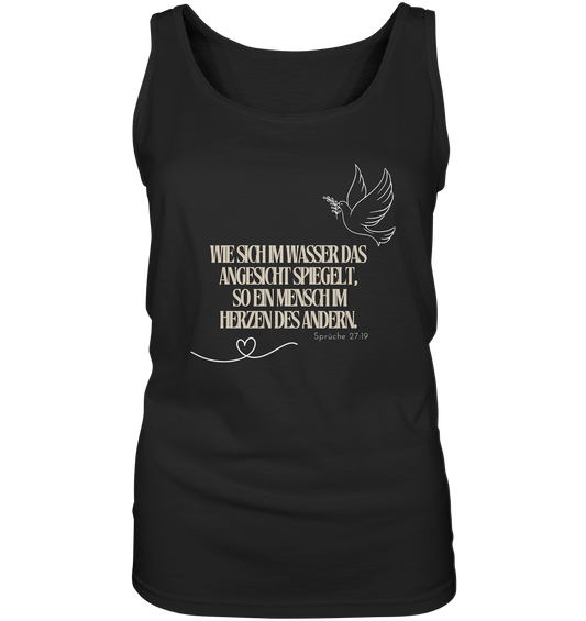 Im Herzen des anderen spiegeln - Ladies Tank-Top