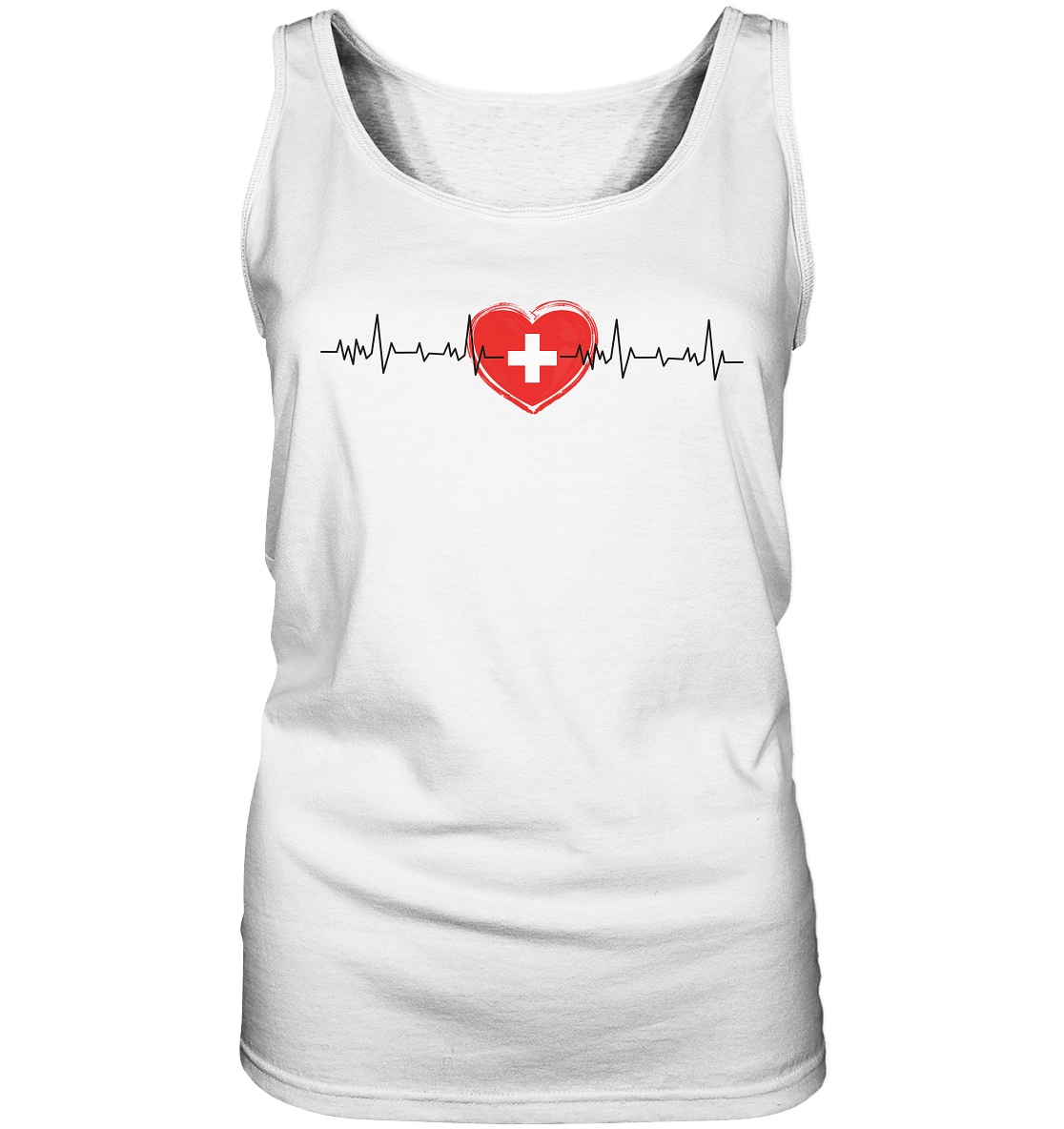 Herzschlag Schweiz - Ladies Tank-Top