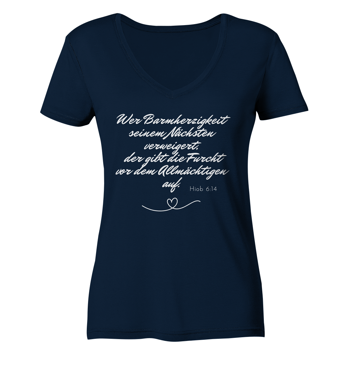 Barmherzigkeit - Ladies V-Neck Shirt