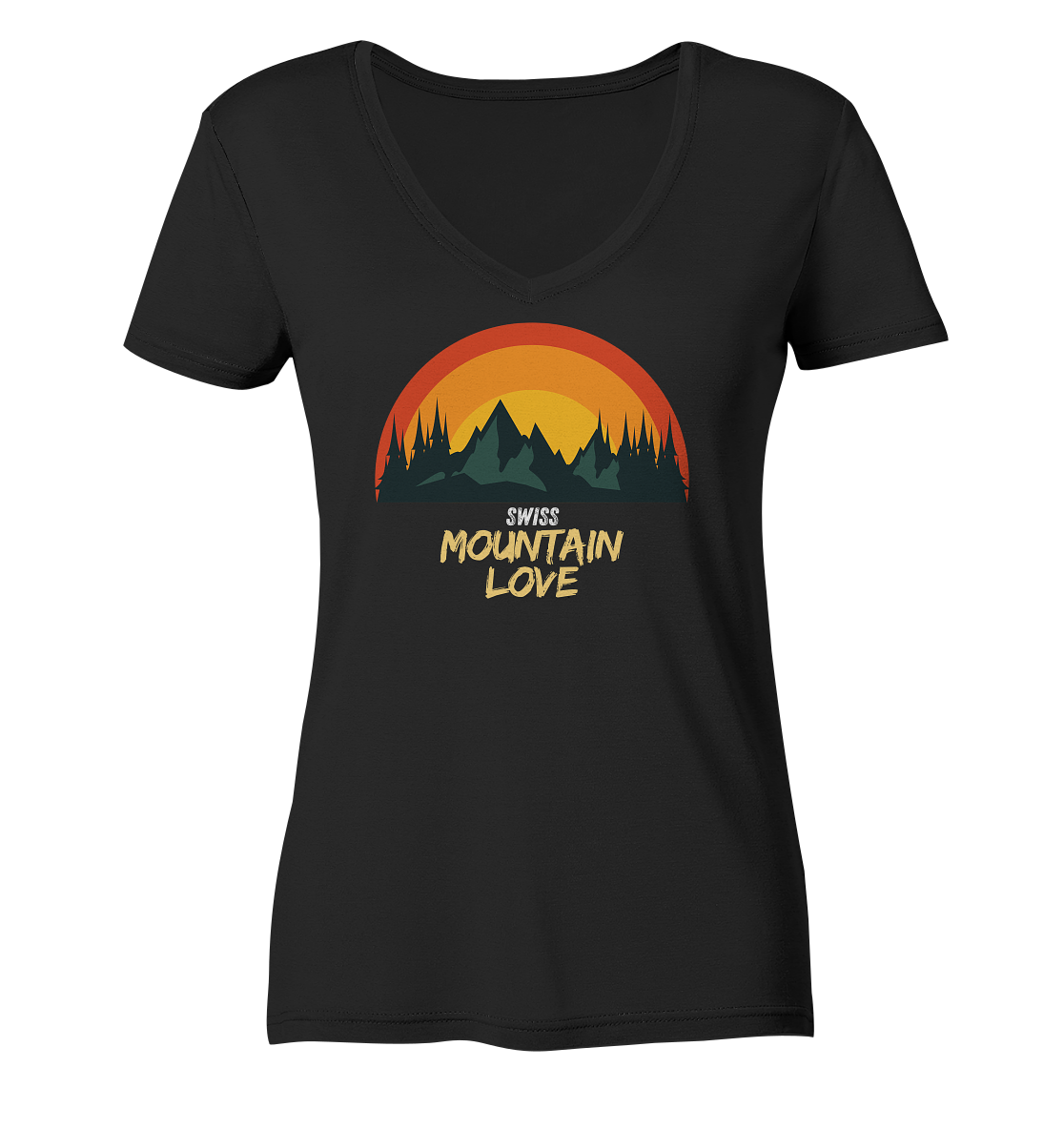Mountain Love - Ladies V-Neck Shirt