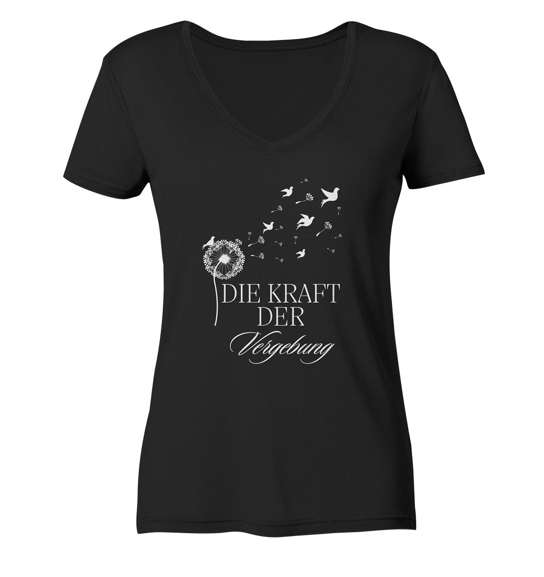 Die Kraft der Vergebung - Ladies V-Neck Shirt