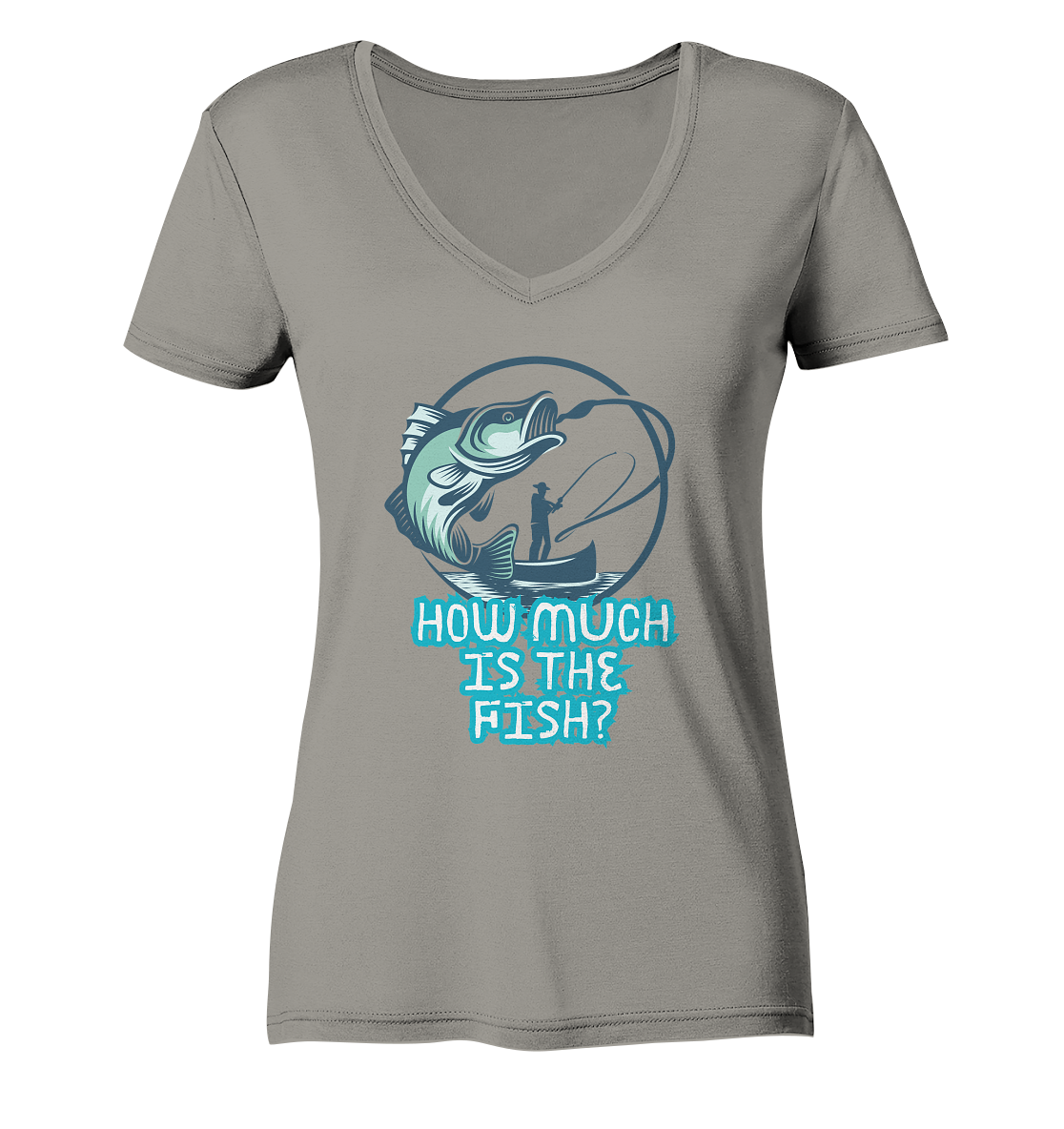 How much is the Fish - Ladies V-Neck Shirt