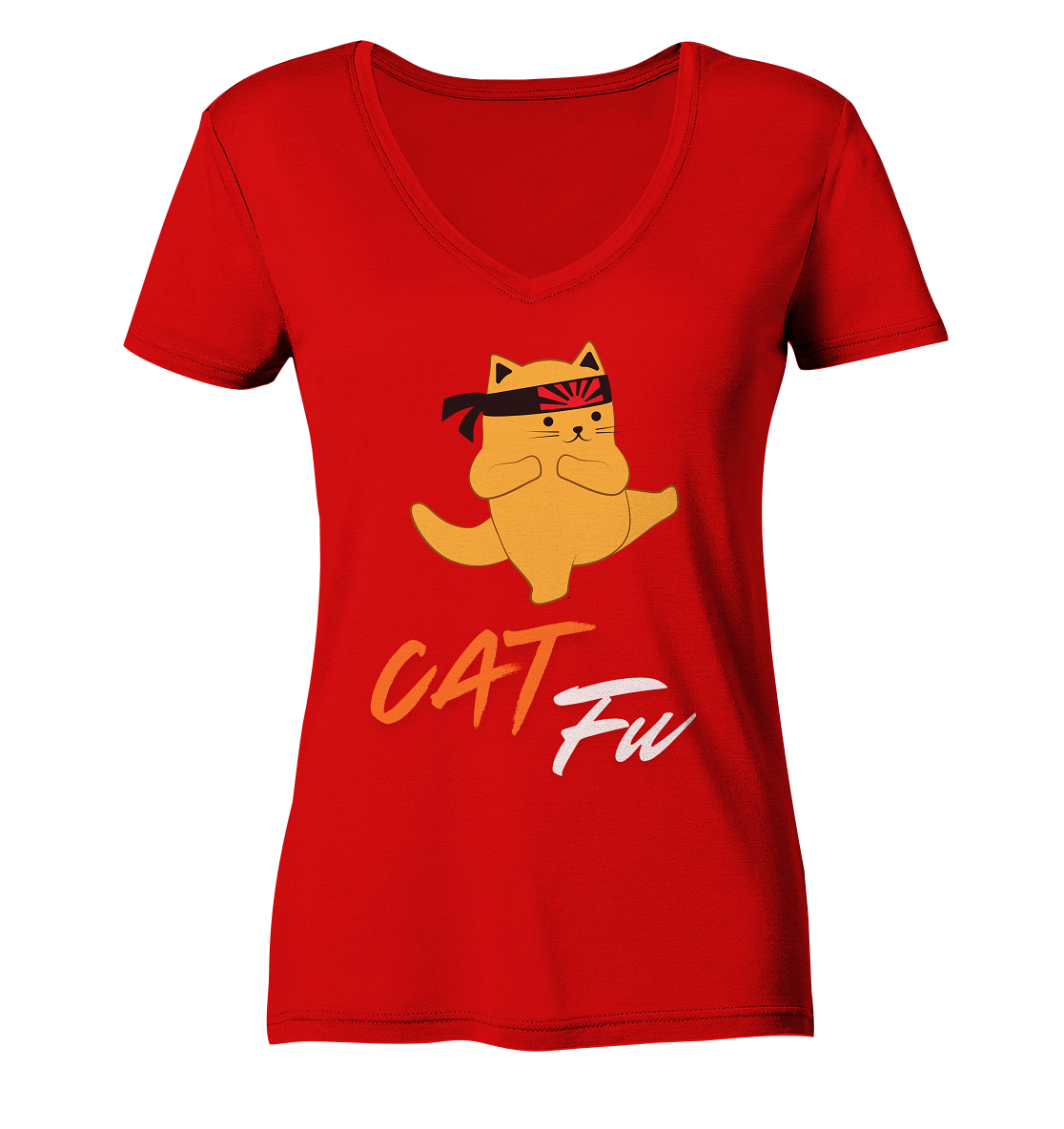 Tiere - Ladies V-Neck Shirt