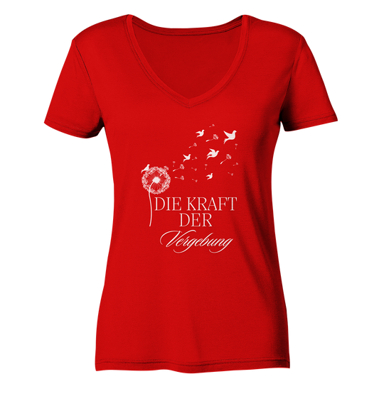 Die Kraft der Vergebung - Ladies V-Neck Shirt